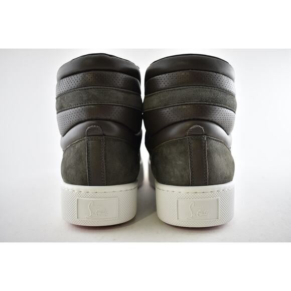 Christian Louboutin Mens Top Rui Flat Ombre Brown Techno High Sneaker 43.5 10.5 - Picture 11 of 12